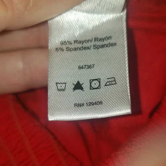 VENUS Red Strapless Jumpsuit - Picture 8 of 14